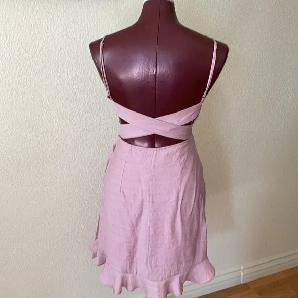 Hello Molly Top It Off Dress Blush size Medium
