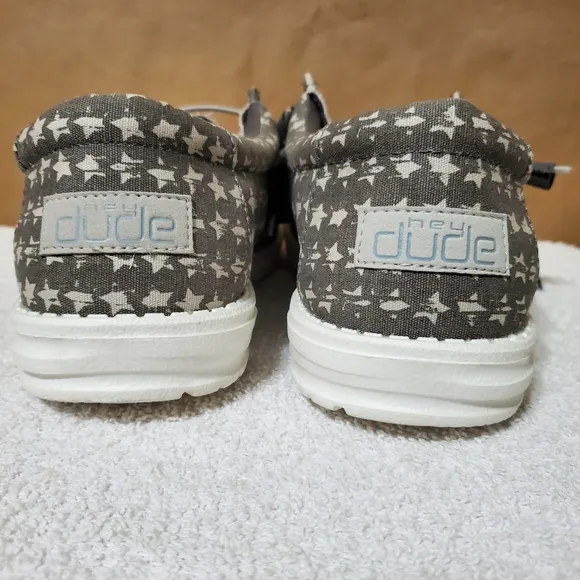 Hey Dude Wally Greyed Patriotic Mens Shoes
