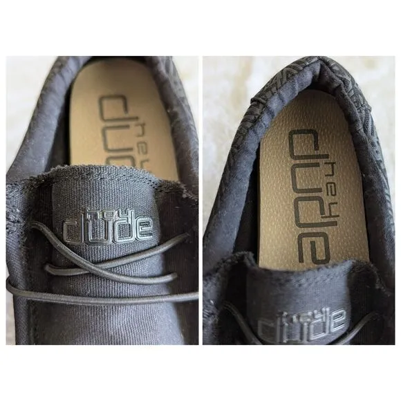 Hey Dude Wally Stretch Men's Comfortable &amp; Light-Weight Shoes  Sz 10