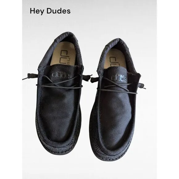 Hey Dude Wally Stretch Men's Comfortable &amp; Light-Weight Shoes  Sz 10