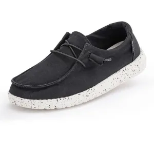 HEY DUDE WOMEN'S WENDY L BLACK SIZE 8 | WOMEN’S SHOES | WOMEN’S LACE UP LOA