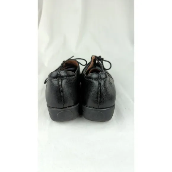 Hispanitas Extra Light Lace Up Shoes Patchwork Layered Leather Gray Black 6.5 37