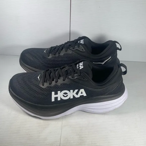 HOKA Bondi 8 Men's Black Running Shoes