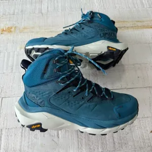 HOKA‎ Kaha 2 GTX Hiking Boot NWOT Women’s size 9.5 in Blue Coral Vibram Soles