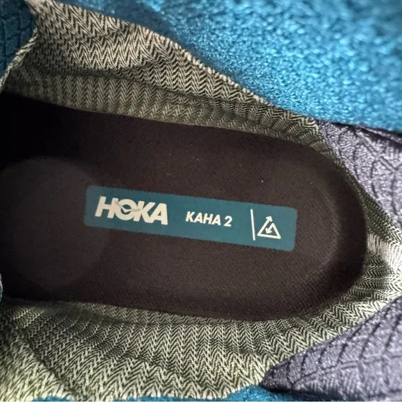 HOKA‎ Kaha 2 GTX Hiking Boot NWOT Women’s size 9.5 in Blue Coral Vibram Soles