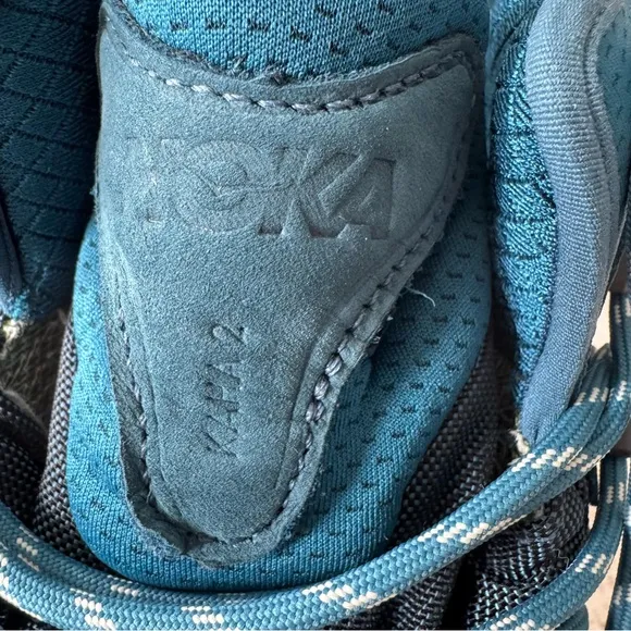 HOKA‎ Kaha 2 GTX Hiking Boot NWOT Women’s size 9.5 in Blue Coral Vibram Soles
