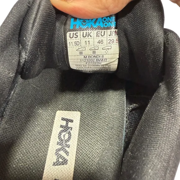 Hoka One Bondi 8 Men’s Sz11.5 Running Athletic Shoe