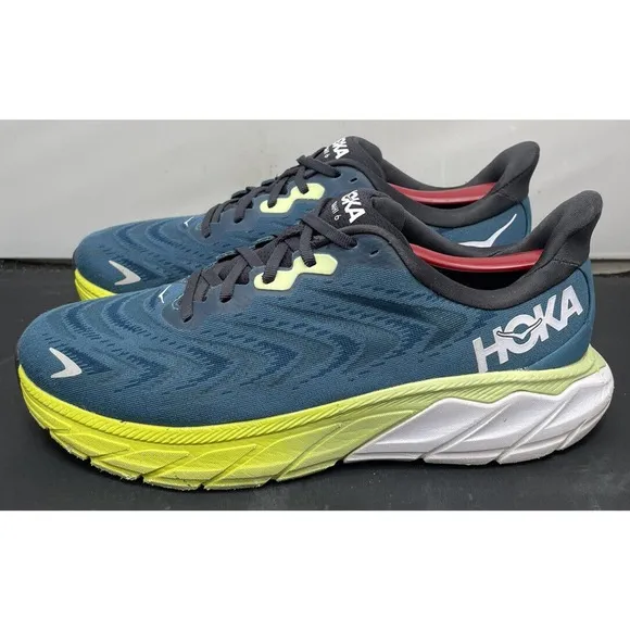 Hoka One One Arahi 1123194 BGBCR Blue Running Race Shoes Mens 10 Fast Shipping