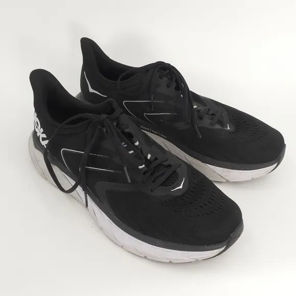 Hoka One One Arahi 5 Running Shoes Black White Men's 12D