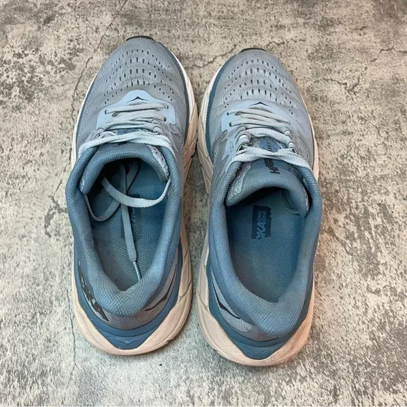 Hoka One One Arahi 5 Running Shoes Womens sz 7.5B - blue/light pink