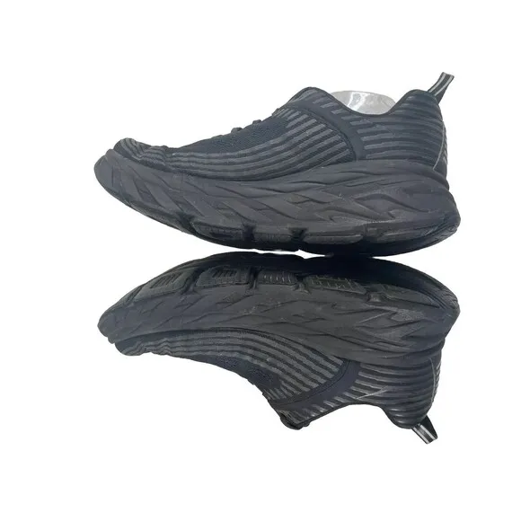 Hoka One One Bondi 6 Running Sneakers Men's 13 2E Black Mesh Shoes 1019271 BBLC