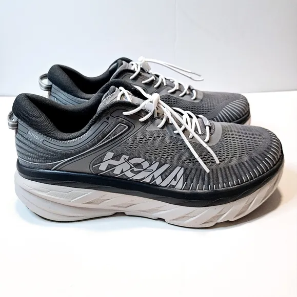 Hoka One One Bondi 7 Wild Dove Men Size 11.5 Shoes/Sneakers 1110518-WDDS