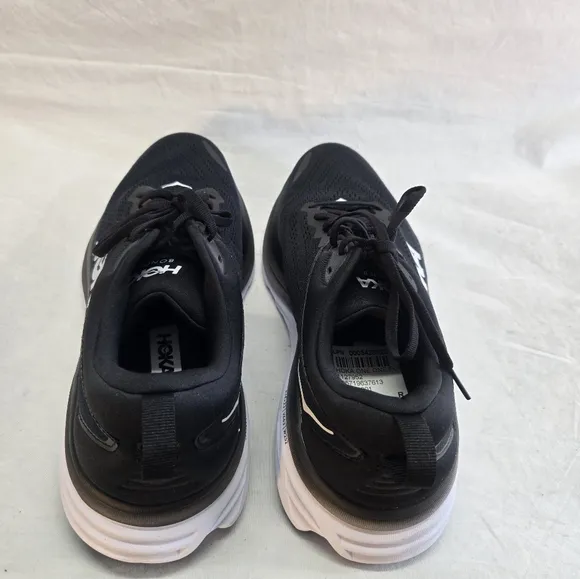 Hoka One One Bondi 8 Men's Size 12B Black Running Shoes New
