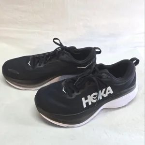 Hoka One One Bondi 8 Men's Size 12B Black Running Shoes New