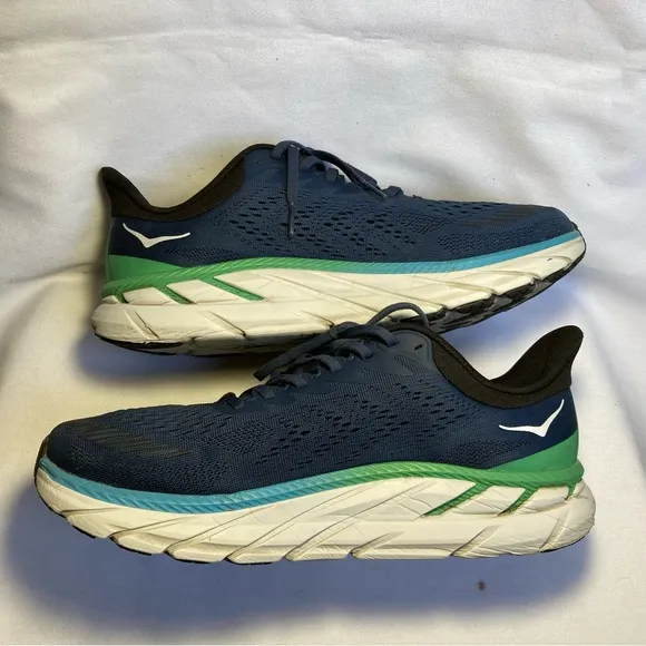 Hoka One One Clifton 7 1110508 MOAN Men's Running Shoes Size 10.5