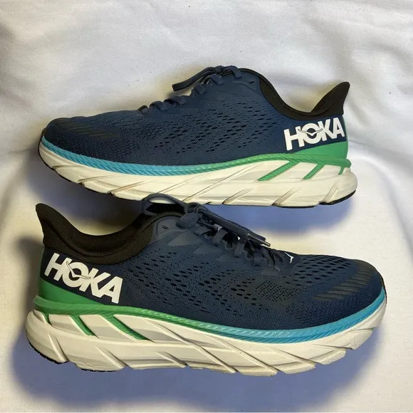 Hoka One One Clifton 7 1110508 MOAN Men's Running Shoes Size 10.5