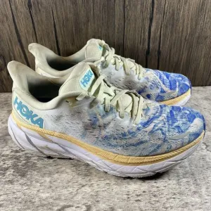 Hoka One One Clifton 8 Blue Athletic Running Shoes Women’s Size 6.5