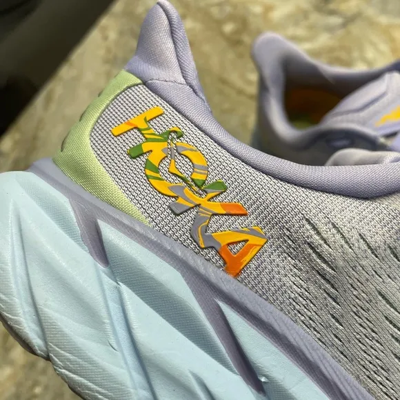 Hoka One One Clifton 8 Women’s Running Shoes Baby Lavender /Smoke Green