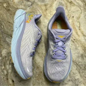 Hoka One One Clifton 8 Women’s Running Shoes Baby Lavender /Smoke Green