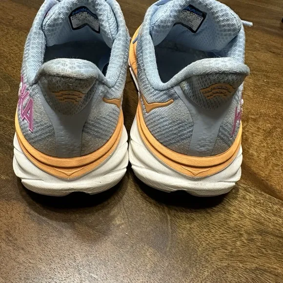 HOKA One One Clifton 9 Running Shoes - 1127896 ABIW - Blue - Women's 9.5 B