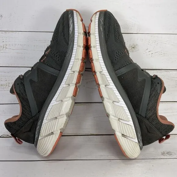 Hoka One One Gaviota 2 Running Shoes Womens Size 9 Gray Peach Athletic Sneakers