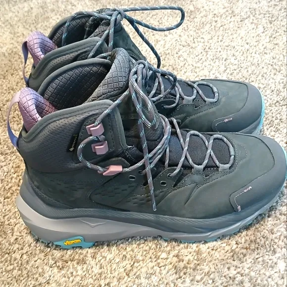 Hoka One One Kaha 2 GTX Gore-Tex Vibram Hiking Boots Women's Size 9B (NWOT)