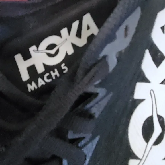 Hoka One One Mach 5 Black Running Men's Shoes. Sz.11.5