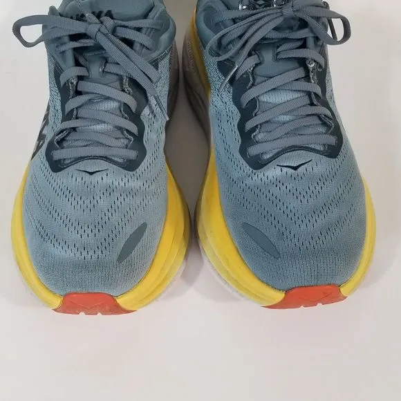 Hoka One One Mens 11D Bondi 8 1123202 GBMS Blue Running Shoes Sneakers