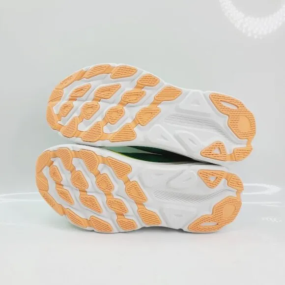 Hoka One One Men's Ceramic Green Clifton 9 Athletic Running Shoes Size 11D