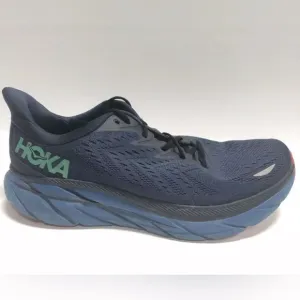 Hoka One One Men’s Clifton 8, Blue Running Shoes, Size 11.5D