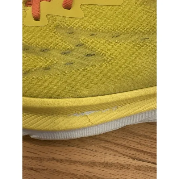 Hoka One One Men's Clifton 9 Passion Fruit Maize Running Shoes Sneakers Size 14