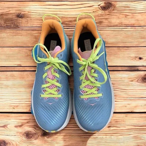Hoka One One Rincon 3 Running Shoes Women’s Gym Trainers Authentic Size 7 Blue