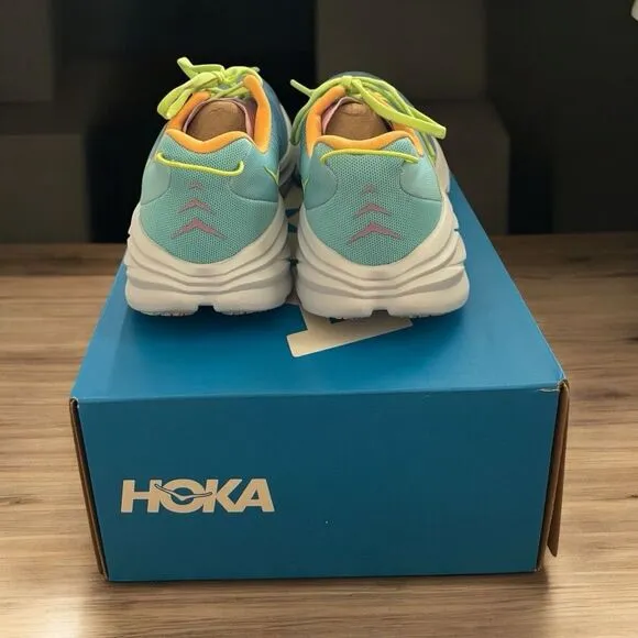 Hoka One One Rincon 3 Running Shoes Women’s Gym Trainers Authentic Size 7 Blue