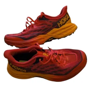 HOKA Speedgoat 5 Red Sneaker Running Shoes Purple Size 8