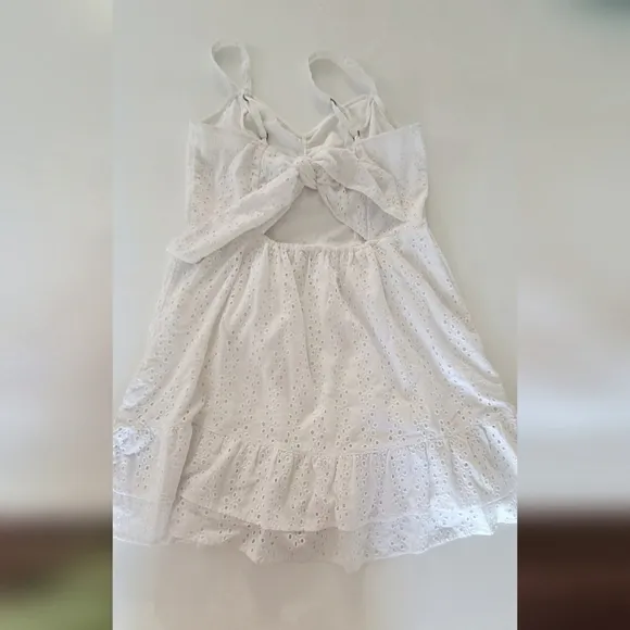 Hollister - White Eyelet Dress