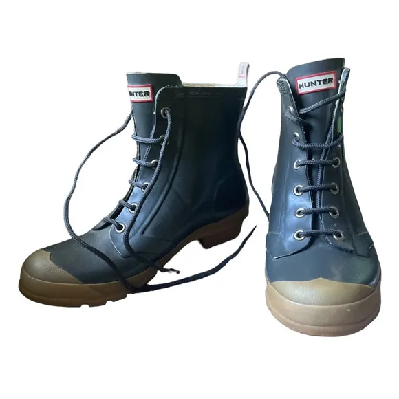 Hunter Brixen Combat Rain Boots W9 Men’s 7‎