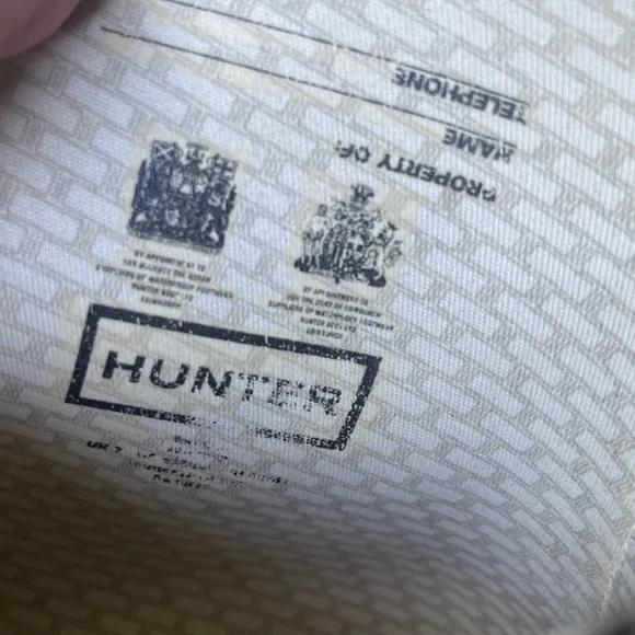 Hunter Brixen Combat Rain Boots W9 Men’s 7‎