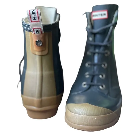 Hunter Brixen Combat Rain Boots W9 Men’s 7‎