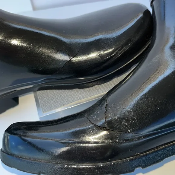 Hunter Original Refined Chelsea Waterproof Rain Boot ~ in Black (Read ~)
