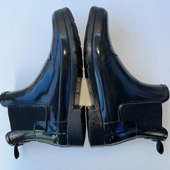 Hunter Original Refined Chelsea Waterproof Rain Boot ~ in Black (Read ~)