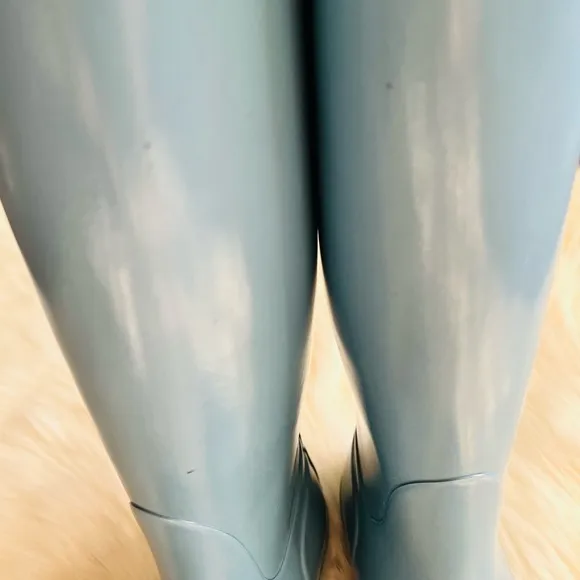 Hunter Original Tall Boots in Pale Blue