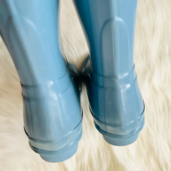 Hunter Original Tall Boots in Pale Blue