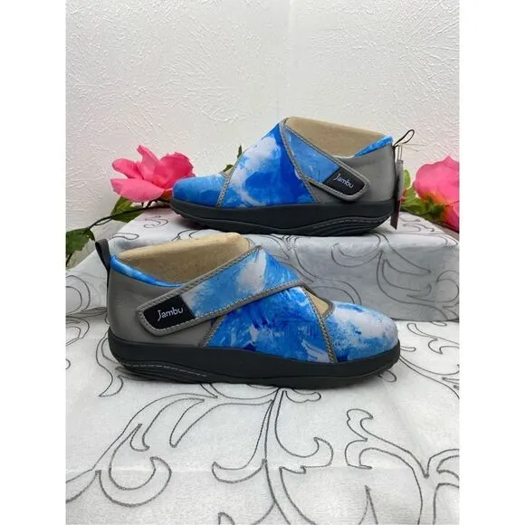 Jambu Women’s Millie Eco Vegan Casual Walking Shoes/Blue/Size 7.5