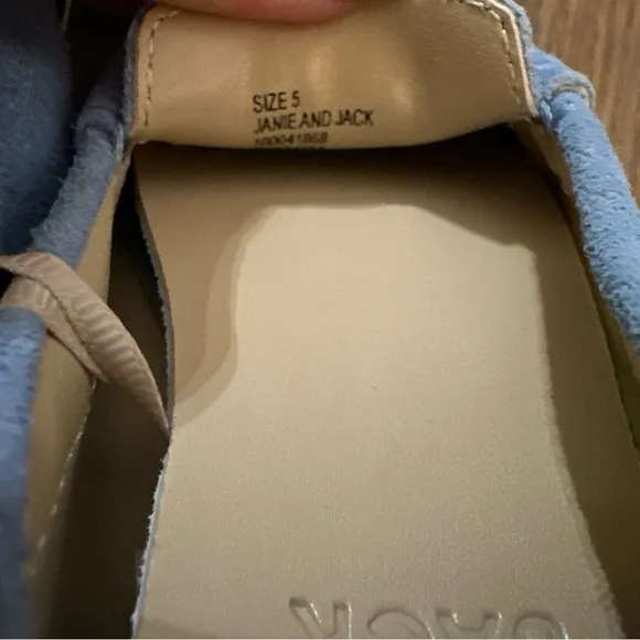 Janie and Jack NWT Suede Driving Shoes Boys Size 5  Bluen Away