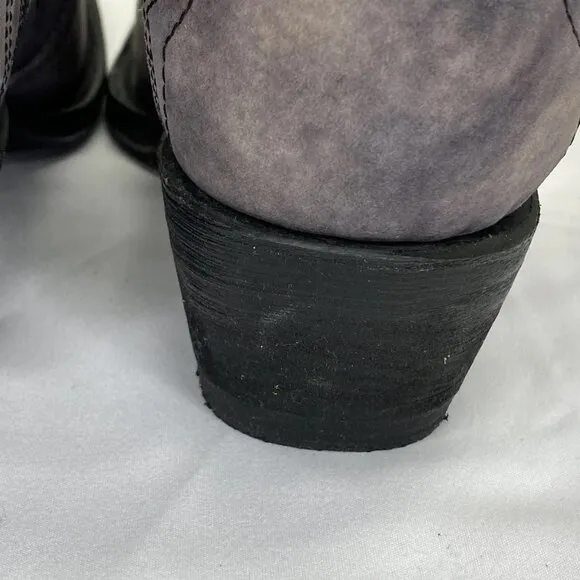 J.B. Dillon Women's Cowgirl Boots – Faded Purple – Size 7 – Snip Toe –