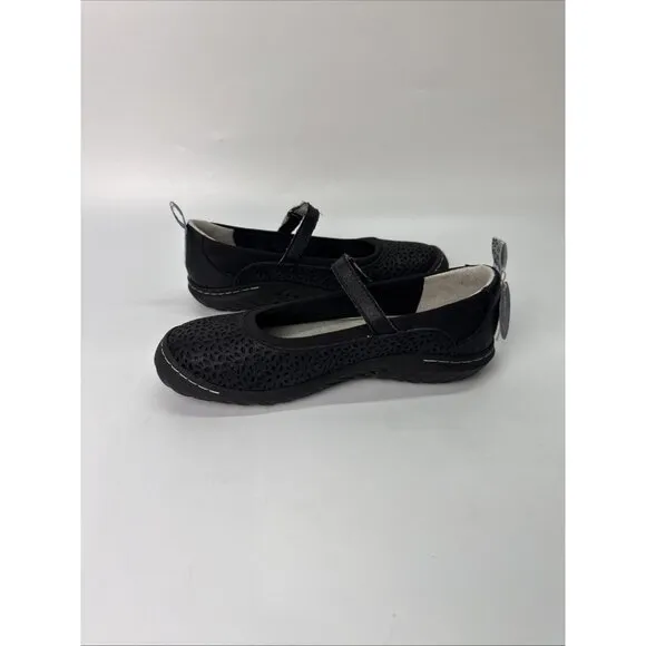 JBU JAMBU Granada Mary Jane Memory Foam Vegan Shoes Women's Size 7 M Black