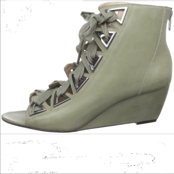 Jean-Michel Cazabat Wedge Sandals, Size 9.5