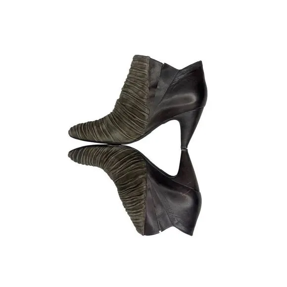 Jeffrey Campbell Ibiza ‘Paulo’ Gray Ankle Booties Size 8.5