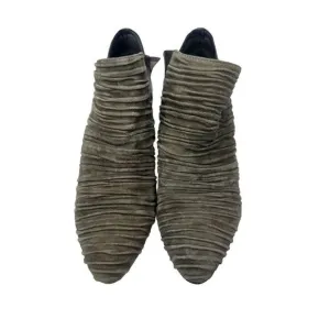 Jeffrey Campbell Ibiza ‘Paulo’ Gray Ankle Booties Size 8.5