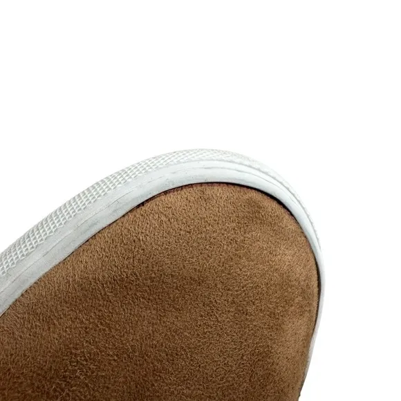 Jenni Kanye Womens Suede Slip On Mule Shoes Size 39 US 9 Brown Round Toe